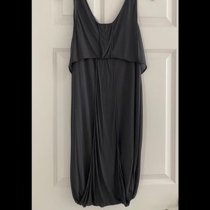 Helmut Lang Charcoal Gray Dress Size S